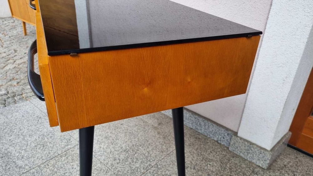 Biurko Konsola Toaletka Mojmir Pozar Design PRL lata 60 Czechosłowacja