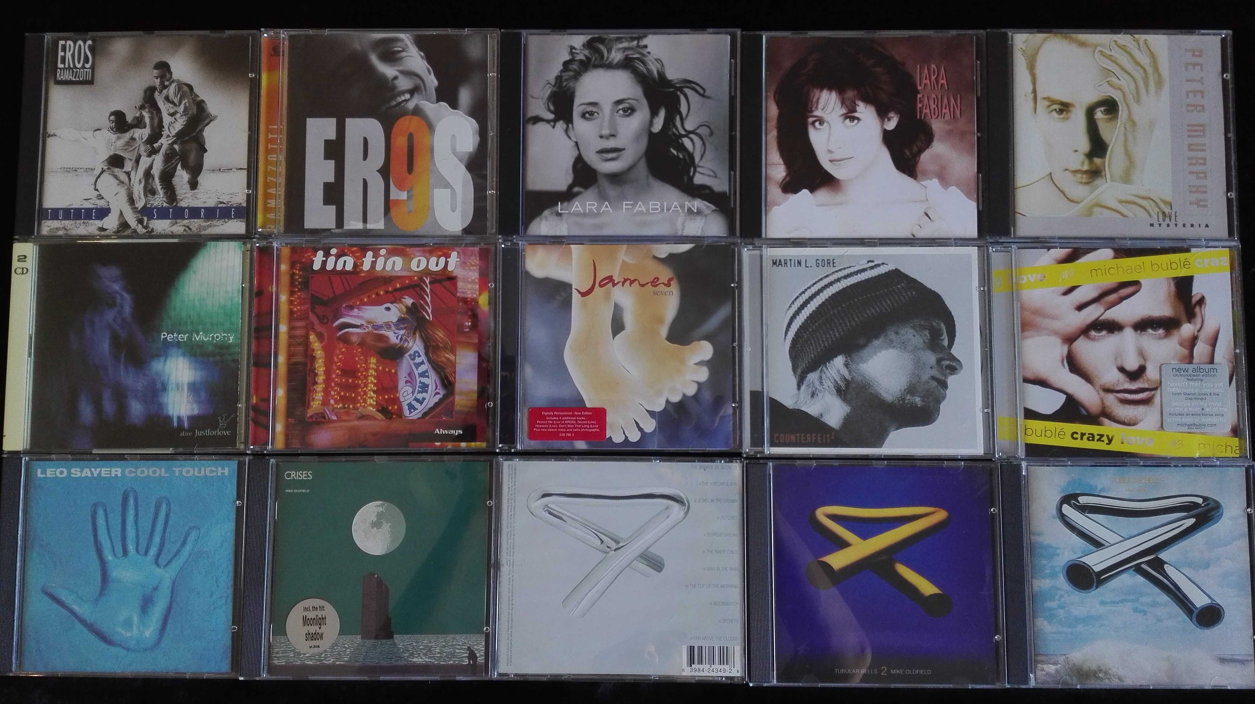 CDs, Ben Harper, Roxette, Mike Oldfield, Yes, Muse e outros