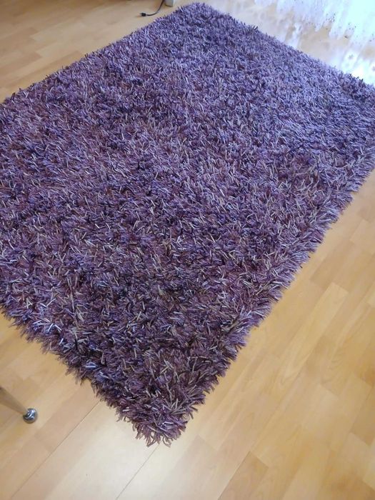 Dywan Shaggy fioletowy