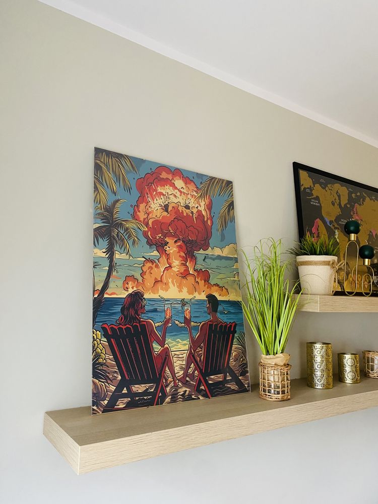 Plakat „Koniec świata” 50x70cm w antyramie