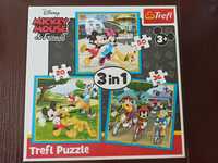 Trefl puzzle Mickey Mouse 3w1