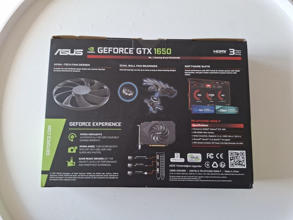 ASUS GeForce GTX 1650 Phoenix 4GB GDDR6