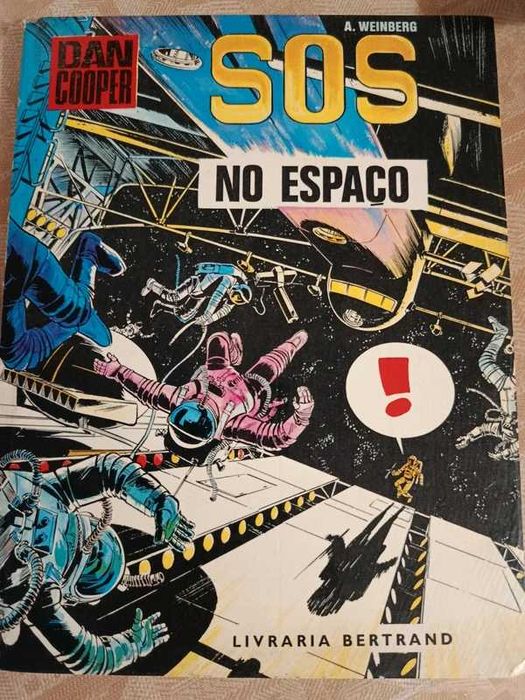 SOS no espaço, Dan Cooper, A. Weinberg, livro, banda desenhada