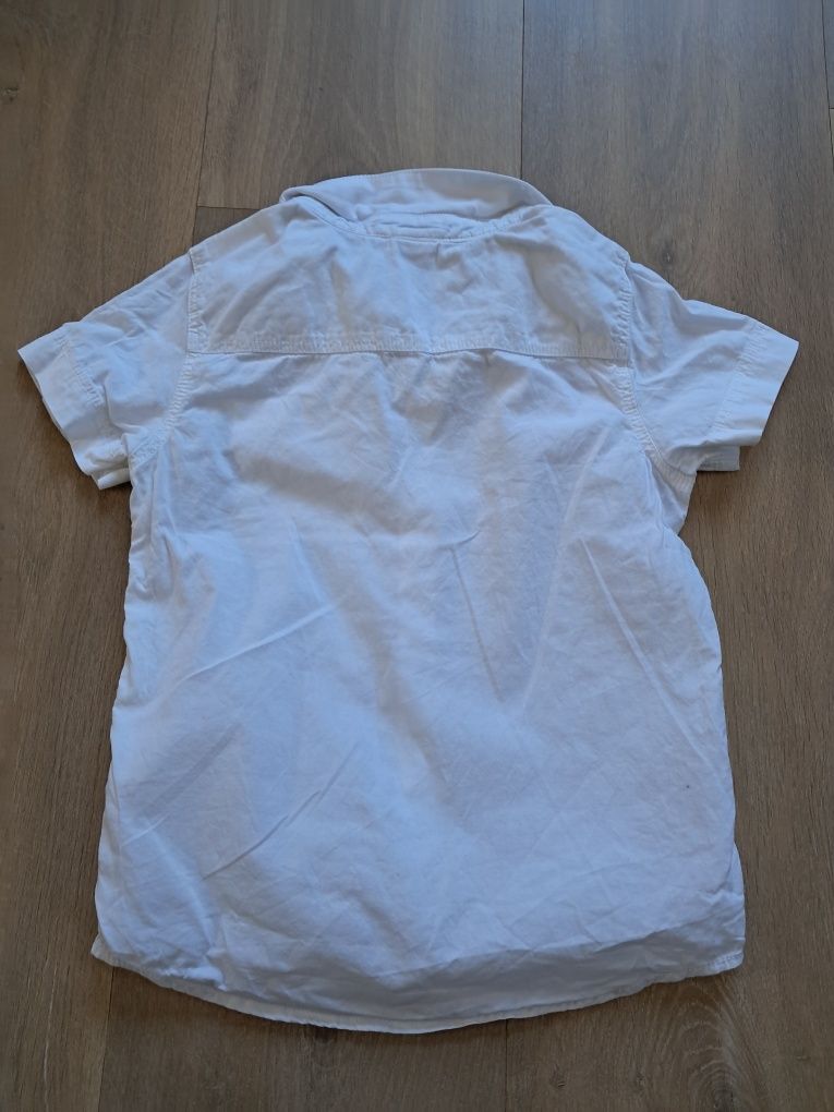 Koszula chłopięca biała h&m 92, 18-24 miesiące