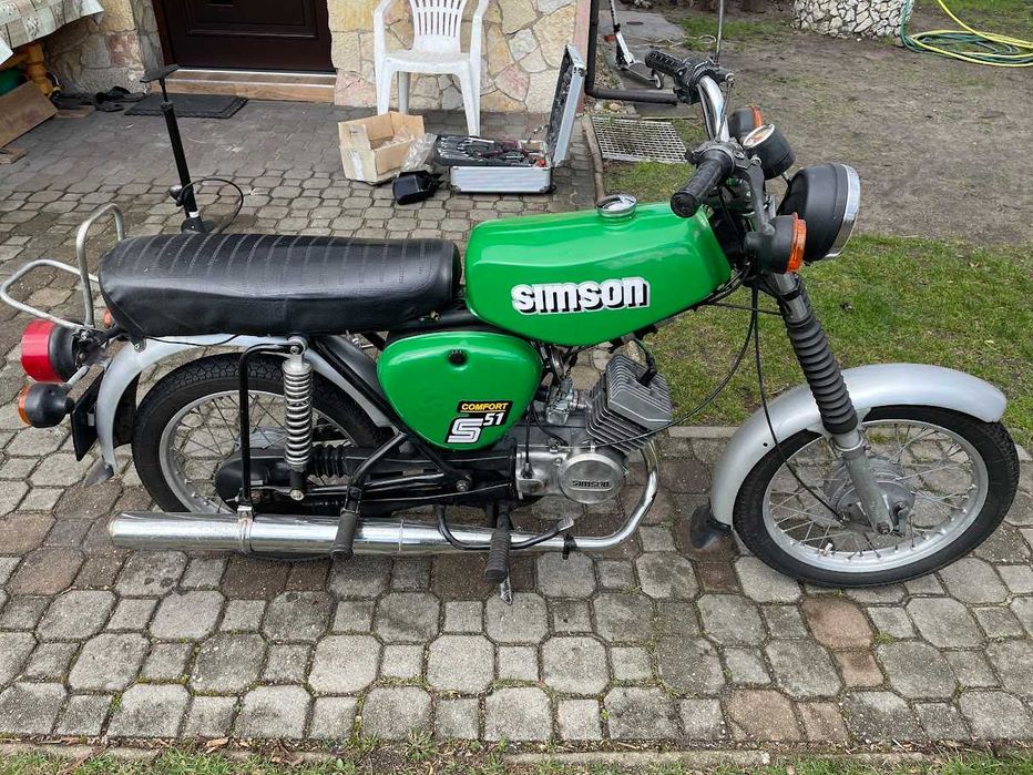 Simson S51 – 1982 r. – 3 biegi – stan bardzo dobry – zarejestrowany