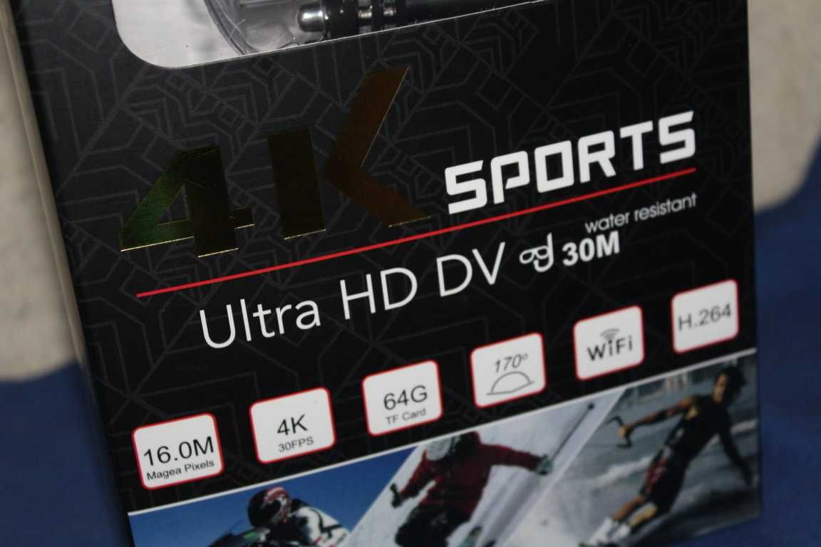 Não deixes que nenhum momento fique por Registar!Camera Desportiva 4K!