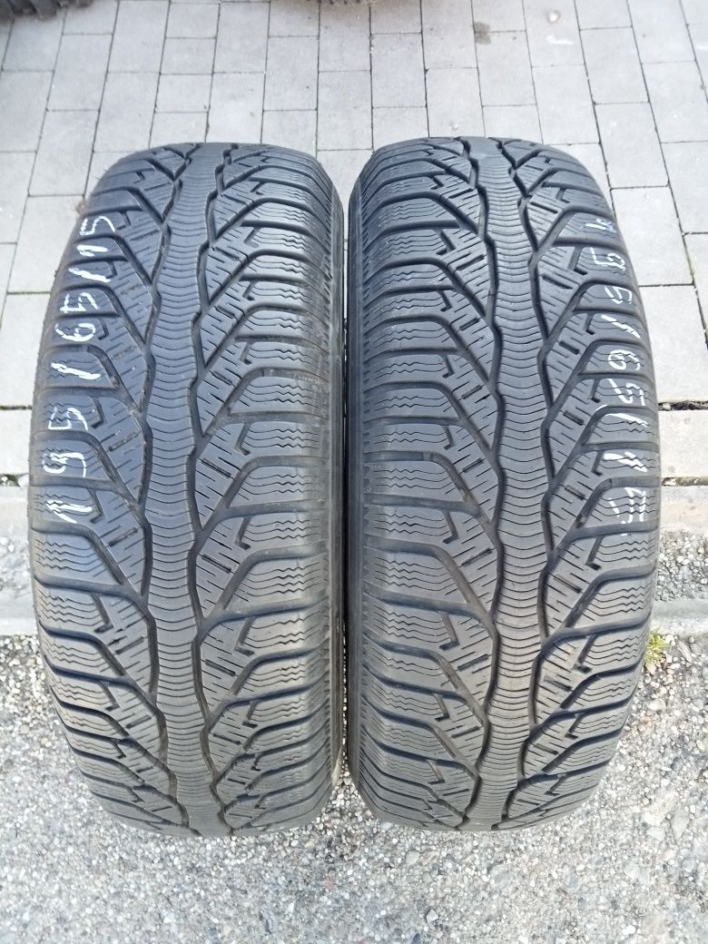 2x Opony Używane Całoroczne 195/65R15 Kleber