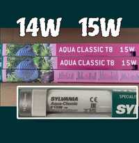 Лампа  для акваріумів AquaClassic F 14W, 15W, Т8 G13 SYLVANIA, аквари