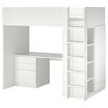 Łóżko biorko garderoba ikea