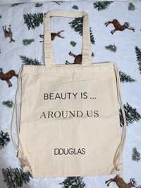 Douglas torba płócienna shopper worek plecak NOWA