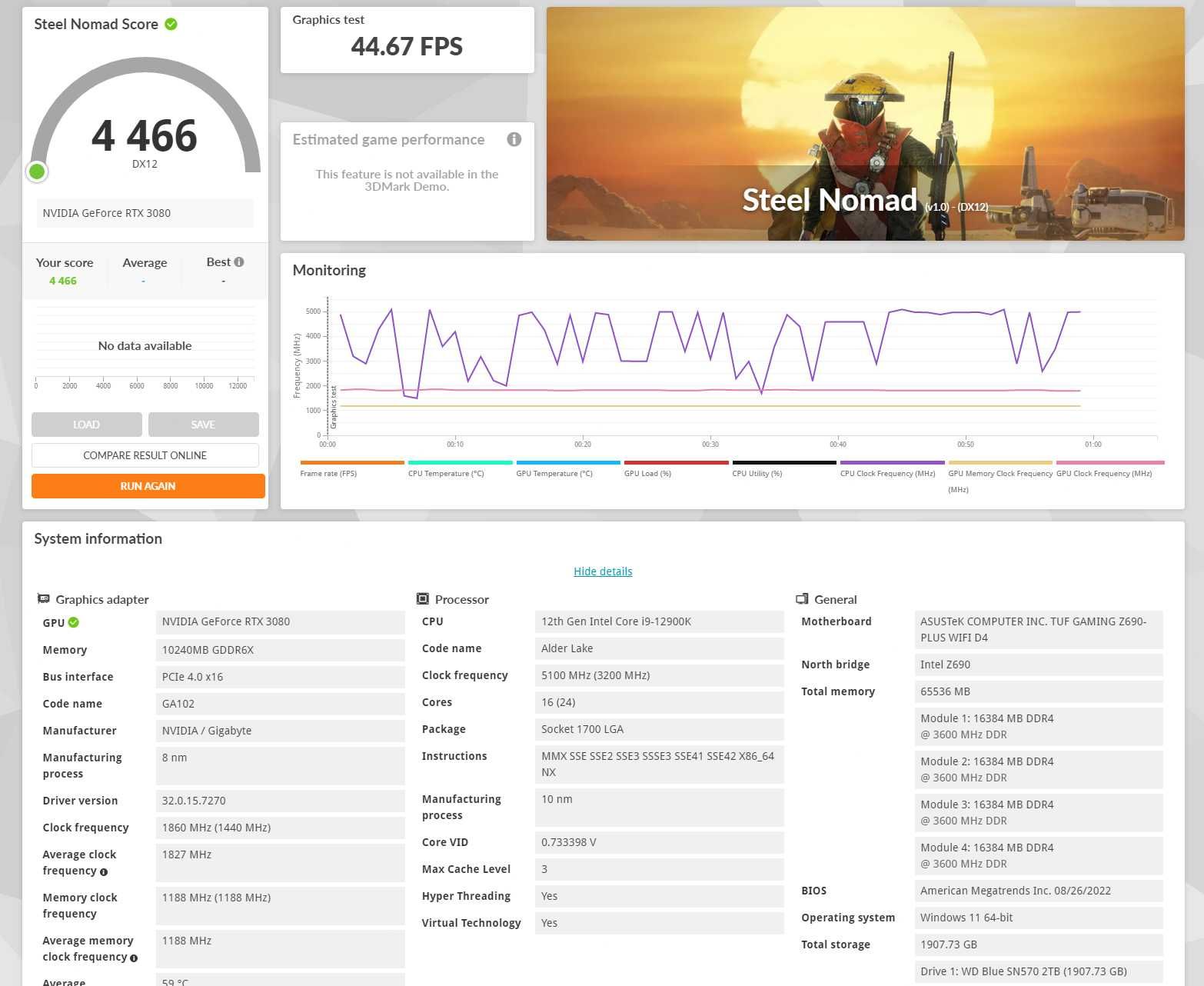 Komputer G4M3R ELITE i9-12900K/64GB/2TB/RTX3080
