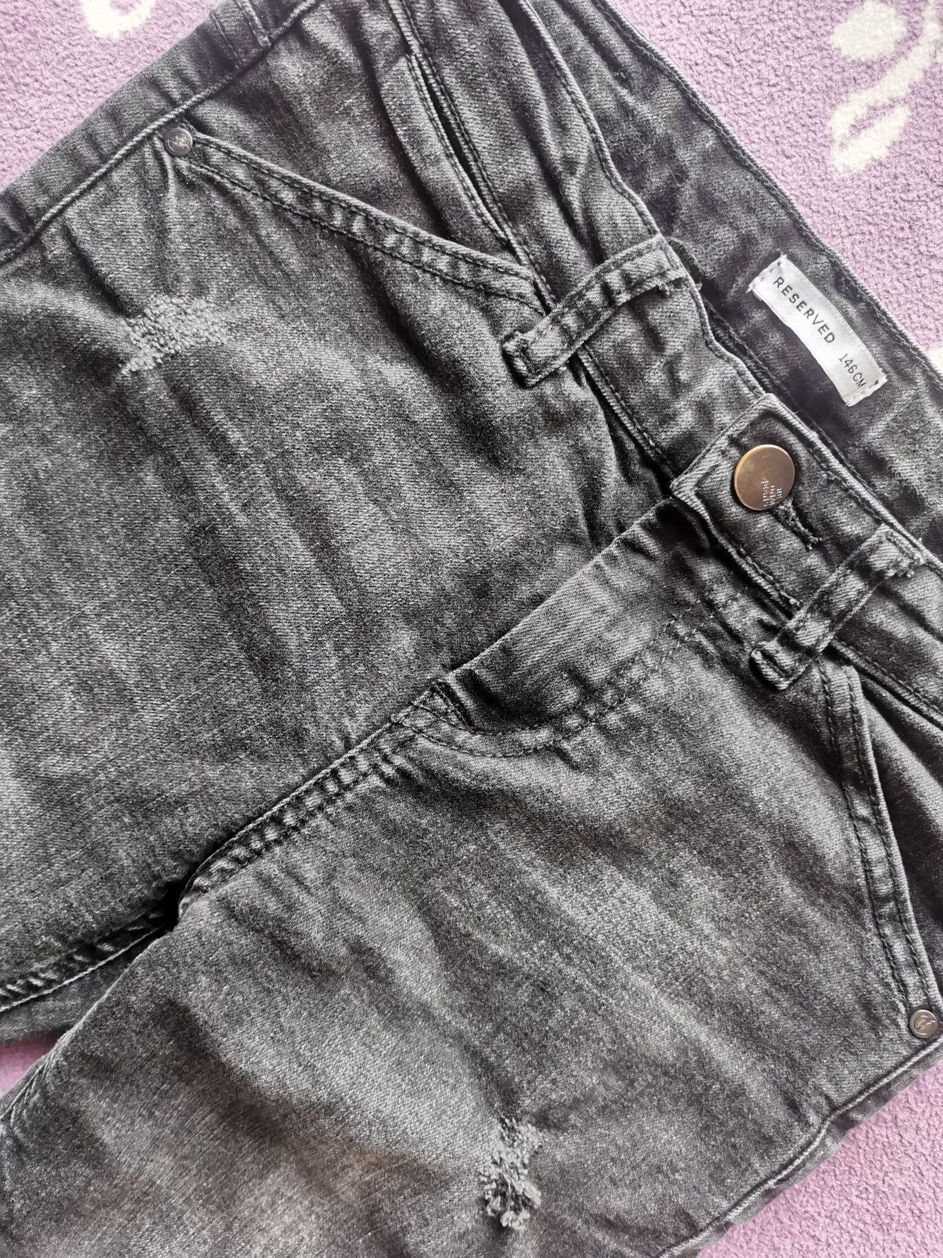 Zestaw 146 jeansy Reserved i sweter