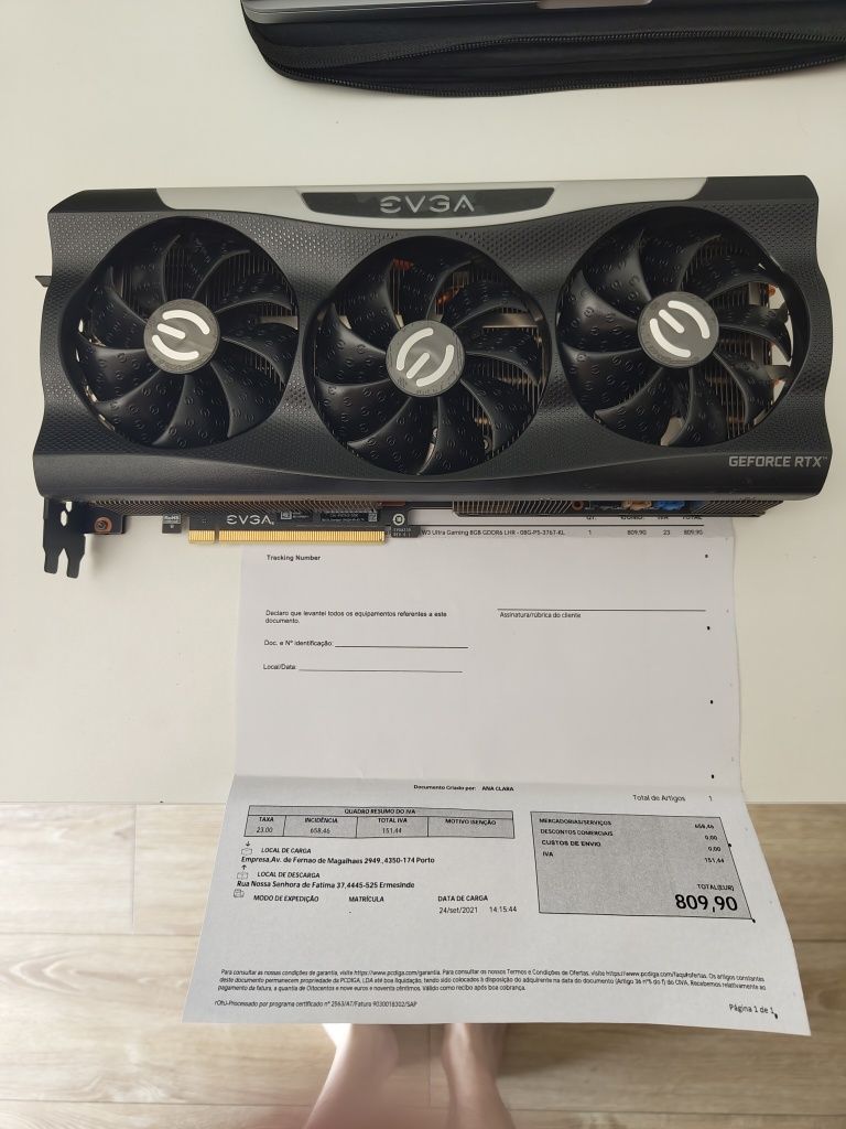 Placa Gráfica NVIDIA EVGA RTX 3070 FTW3 Ultra