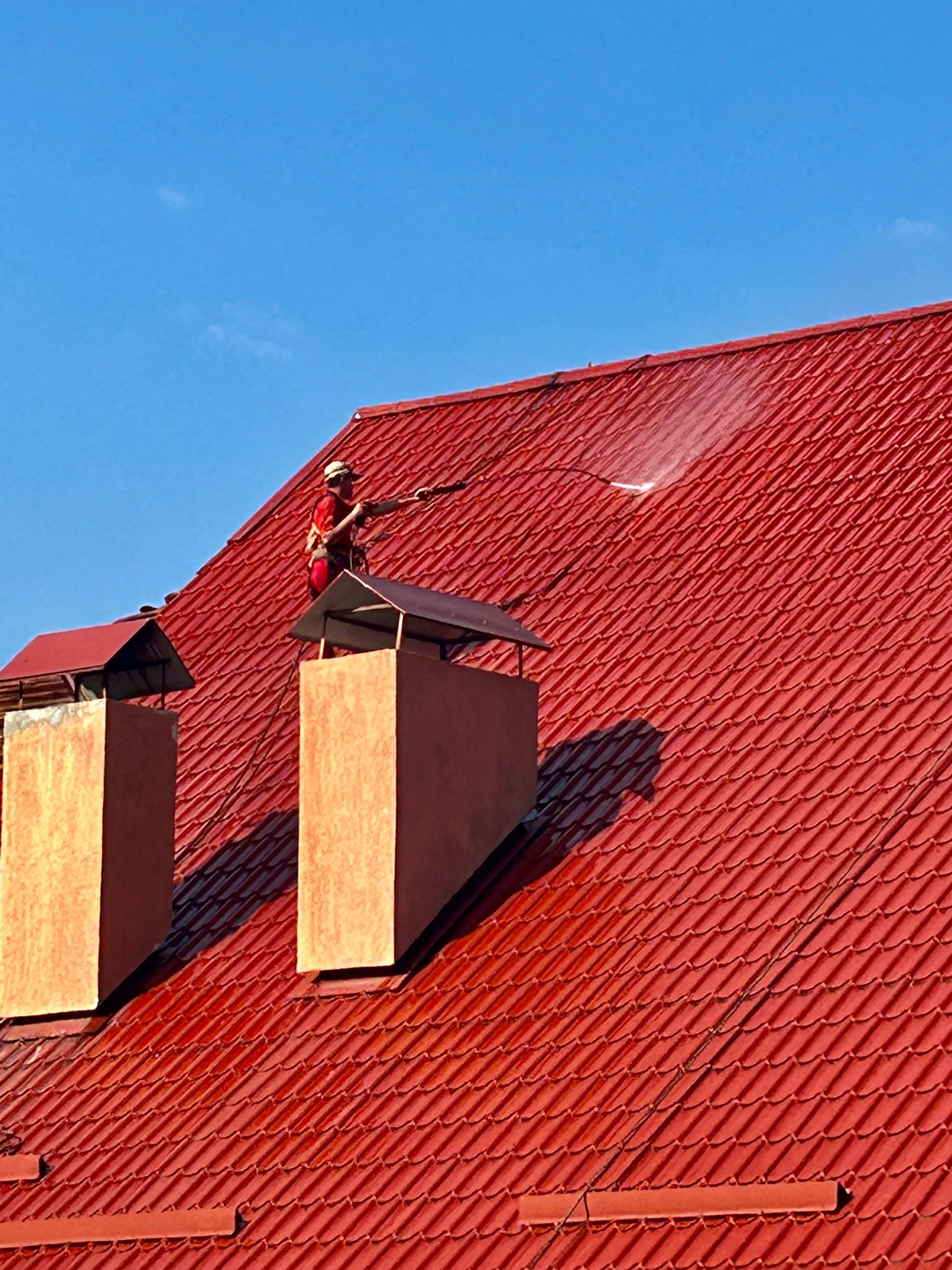 Чистка та фарбування даху
