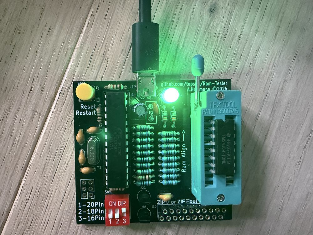 Tester pamięci ram commodore atari amiga spectrum apple