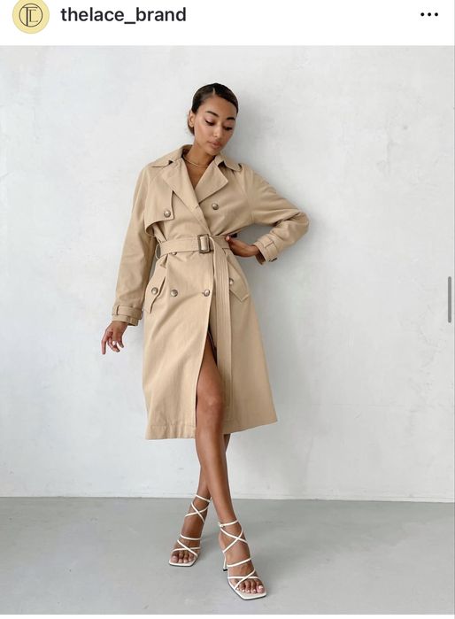 Тренч кемел the Lace