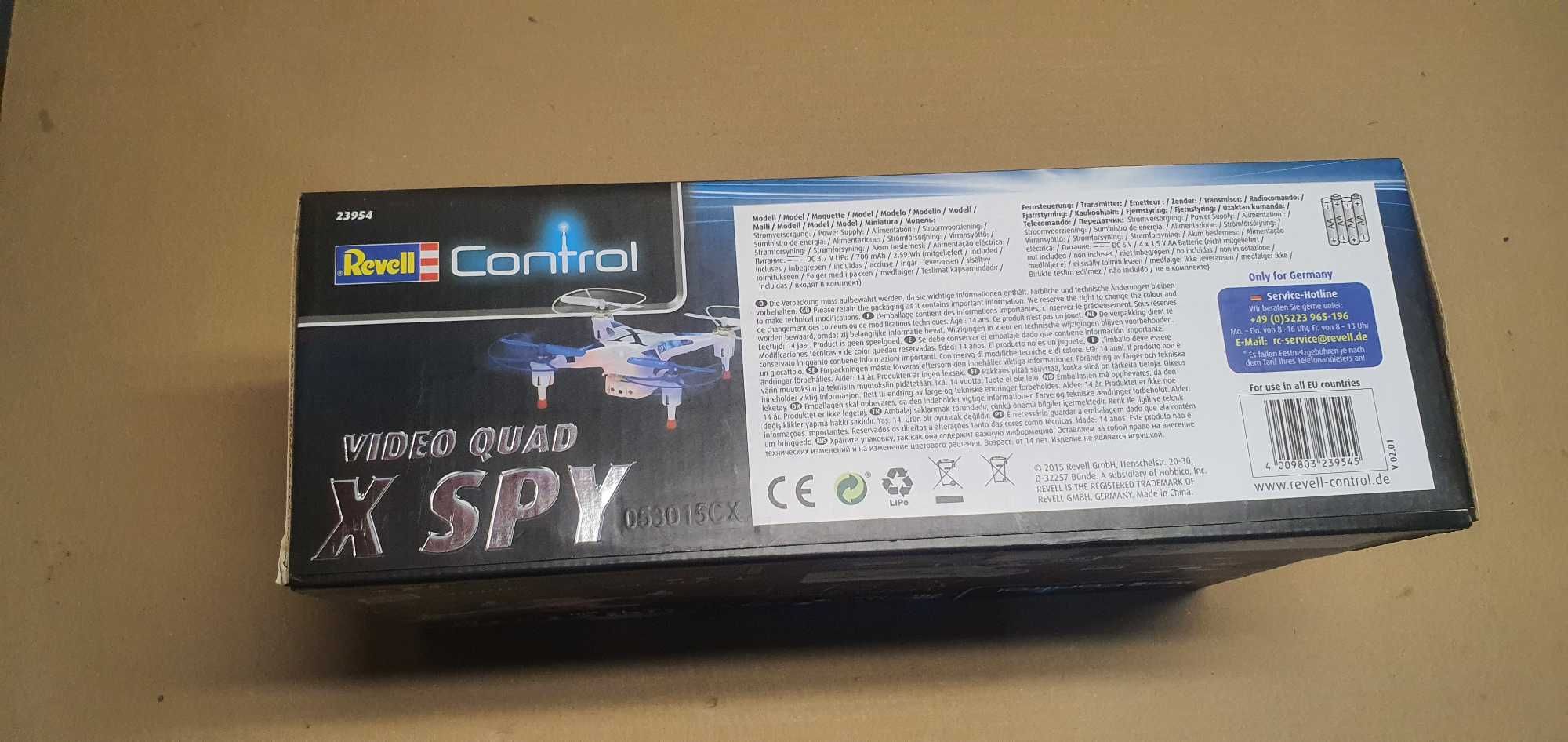 Revell Control 23954 Video Quad X SPY