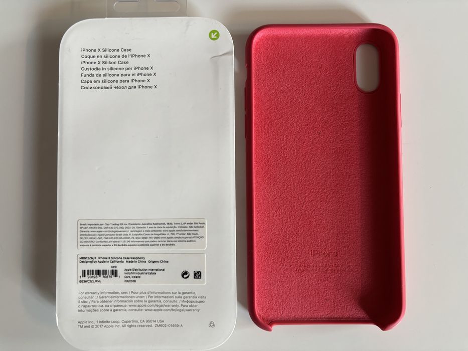 Etui Apple Silicon Case do iPhone XS