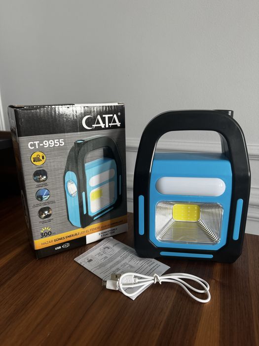 Фонарь прожектор CATA CT-9955+Solar