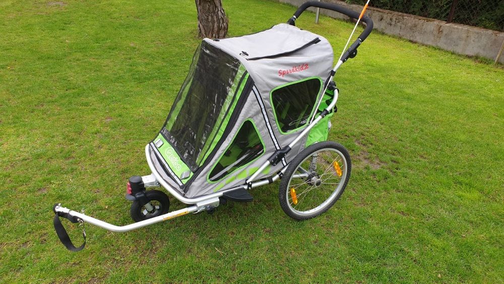 Przyczepka rowerowa Qeridoo Spid Kid 2 Speedkid2 do roweru dla dzieci