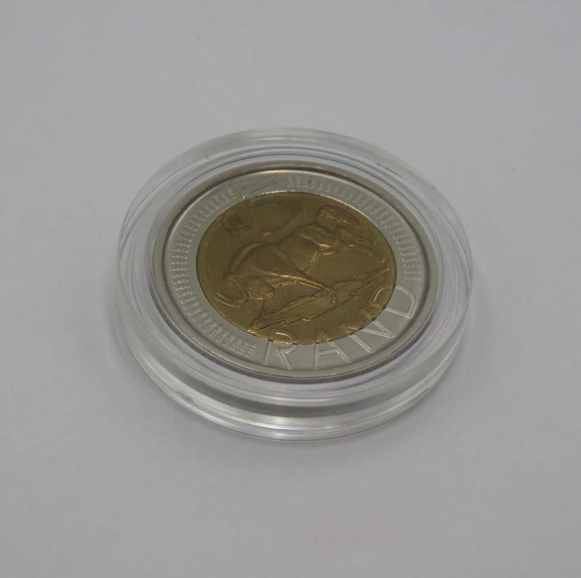 2007 Moeda de edição limitada sul-africana R5 com certificado
