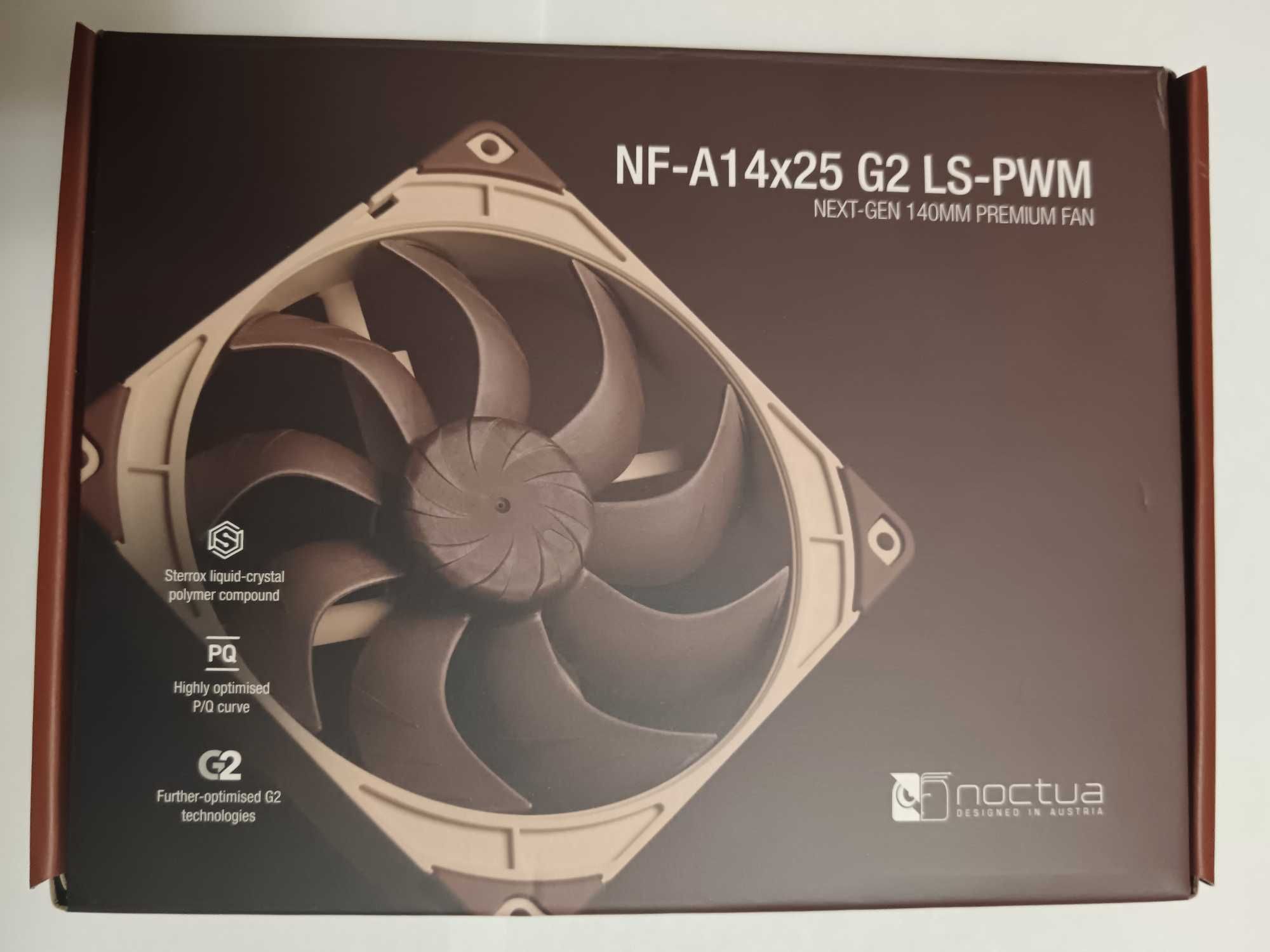 Вентилятор Noctua NF-A14x25 G2 LS (800 об./хв) PWM