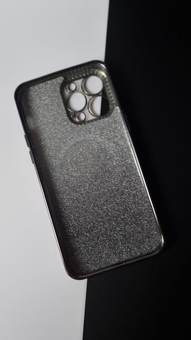 Etui do iPhone 14 Pro Max 5G, plecki błyszczę 2w1 Smukły case z diamen