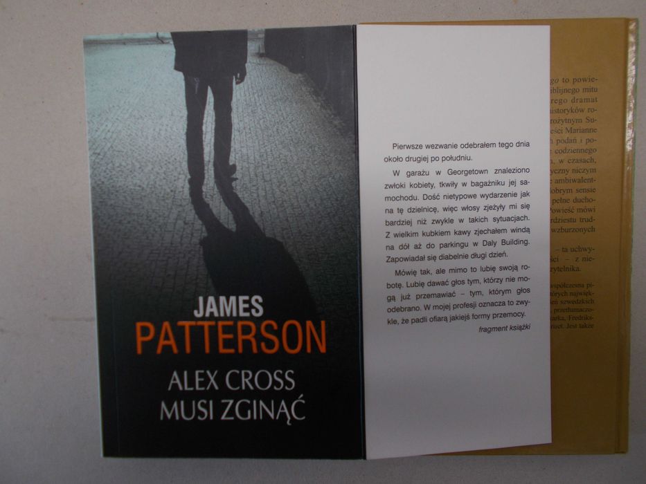 James Patterson - Alex Cross musi zginąć - kryminał bestseller