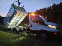 Iveco 35c/50c komunalka, wywrotka JPM, żuraw, HDS  Komunalna. Demontowana. M40+wywrotka 990kg