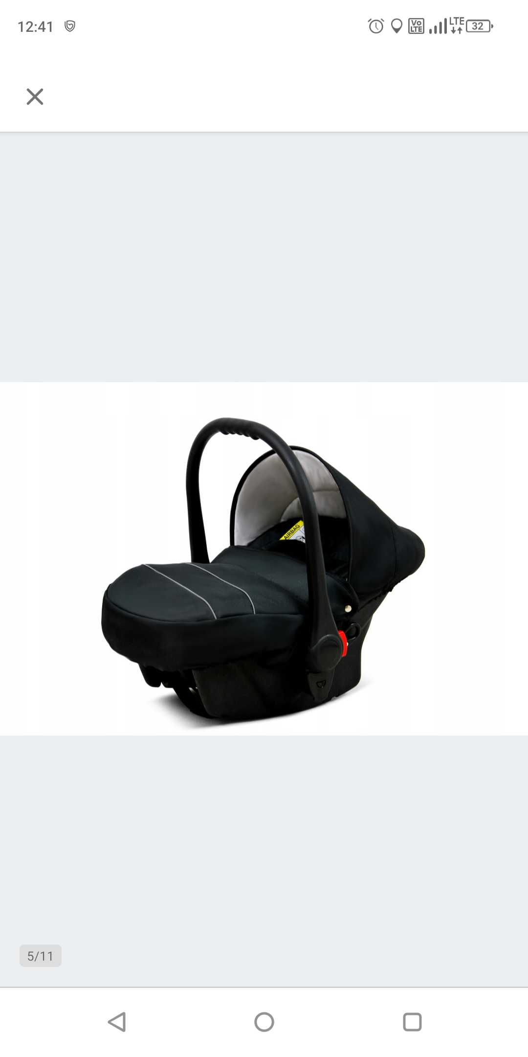 Wózek dziecięcy 4w1 gondola/spacerówka/ISOFIX/nosidło