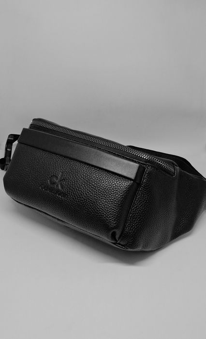 Чоловіча бананка шкіряна сумка кельвін | Мужская бананка кельвин сумка