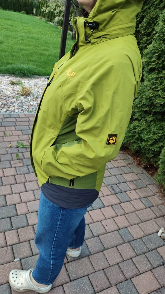 Kurtka trekkingowa Jack Wolfskin membrana Texapore przejściowa wiosenn
