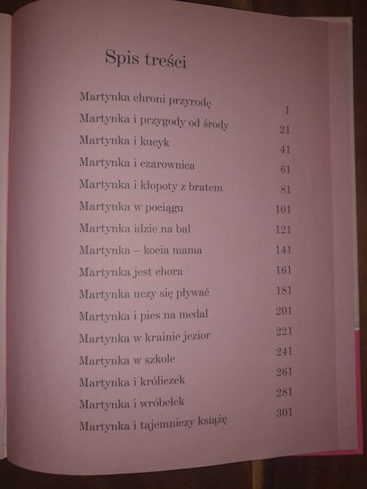 Seria opowiadań Martynka Twoja przyjaciółka