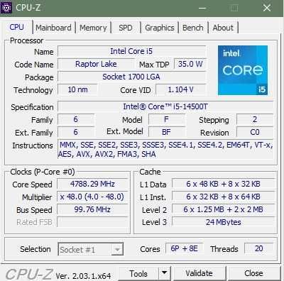 Nowy Dell OptiPlex Micro 7020 – Intel Core i5-14500T / 16GB RAM