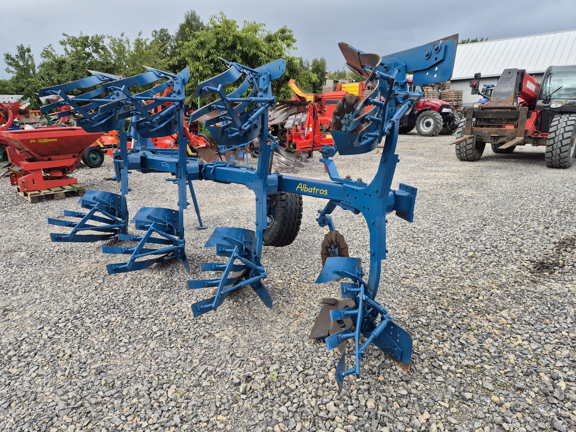 Rabe Werk Albatros 120 plug obrotowy 4 skibowy Ażurowy lemken opal