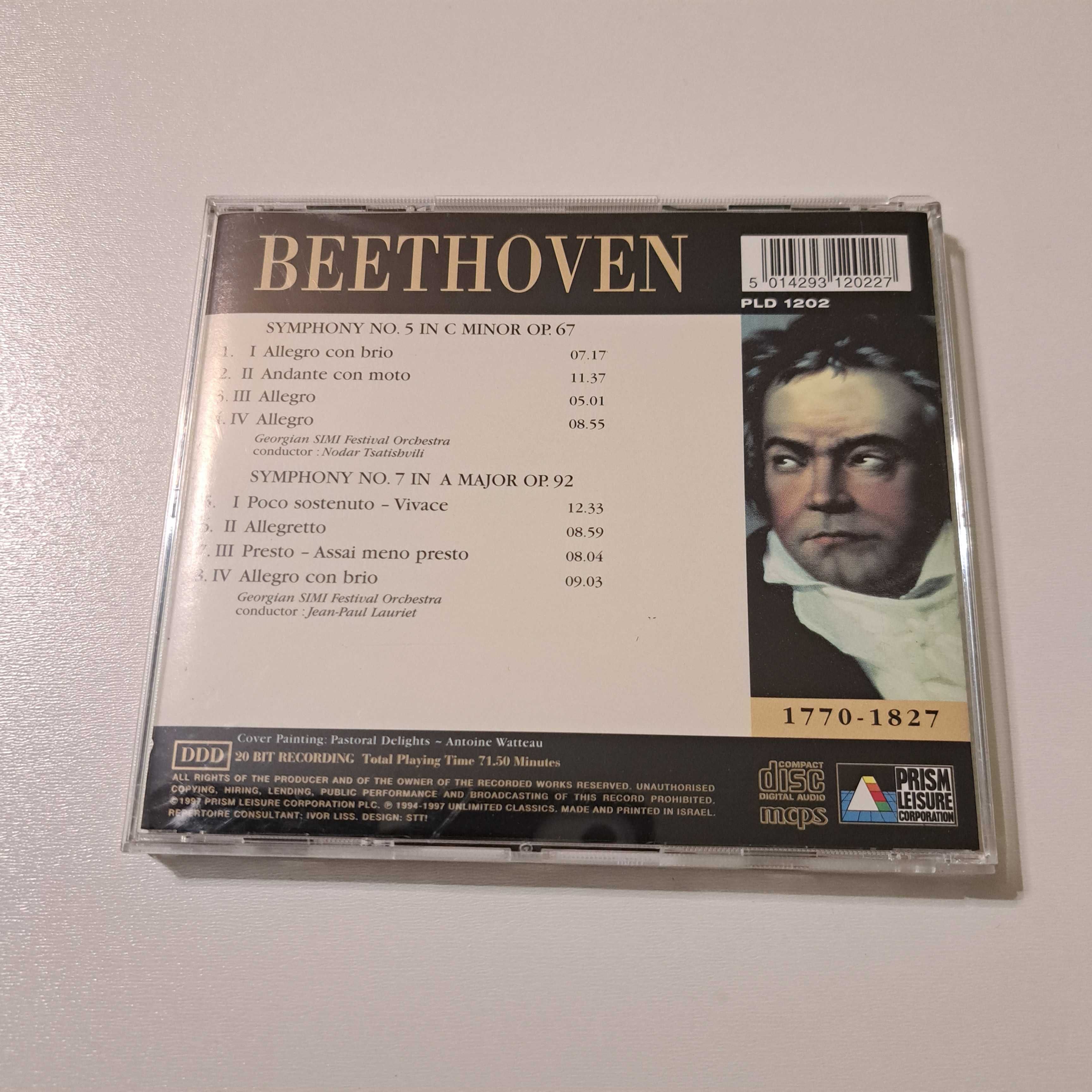 Płyta CD  BEETHOVEN - Symphonies No. 5 & No. 7  nr767