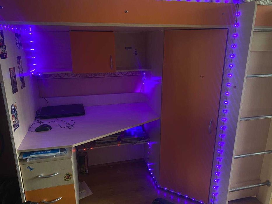 кровать двухъярусная бу