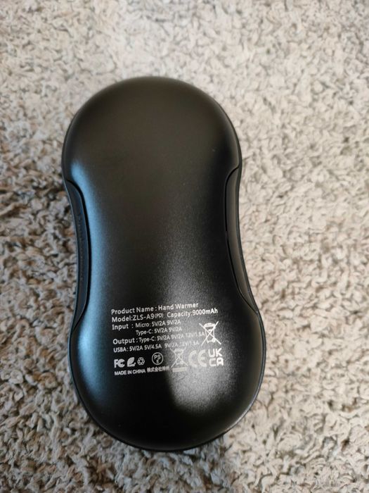 Ogrzewacz do rąk Ocoopa 900 mAh czarny