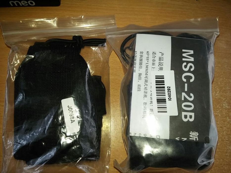 Bolsa de nylon universal p/ radio walkie talkie