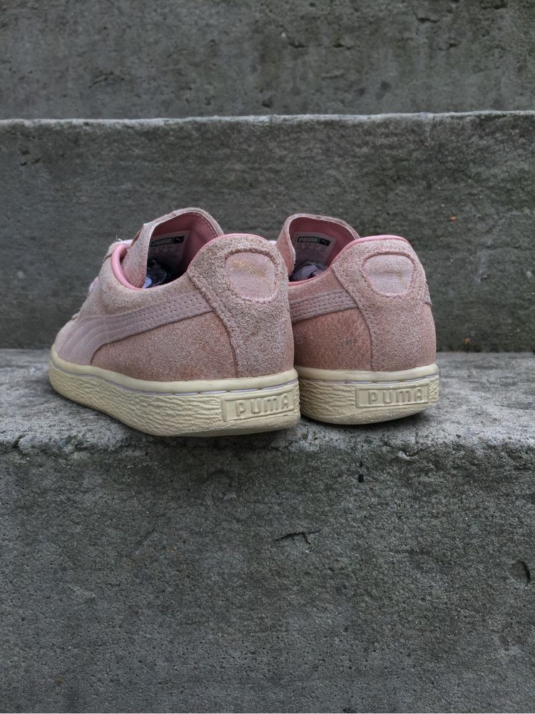 Buty Puma Damskie Dziecięce Różowe Trampki Sportowe Drip Vintage 36