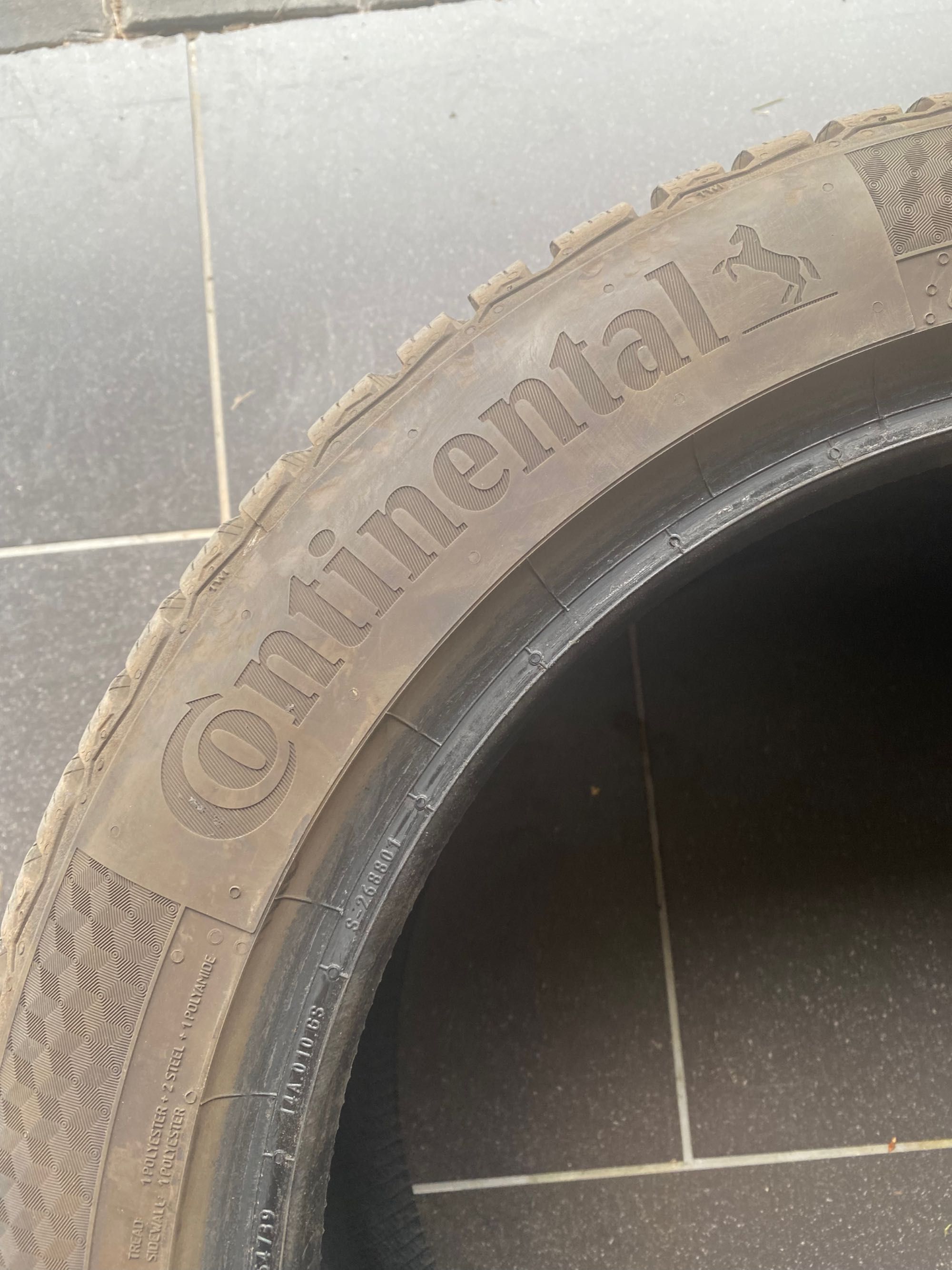 2x Opony zimowe Continental WinterContact TS870 225/45R17 12.2024 bdb