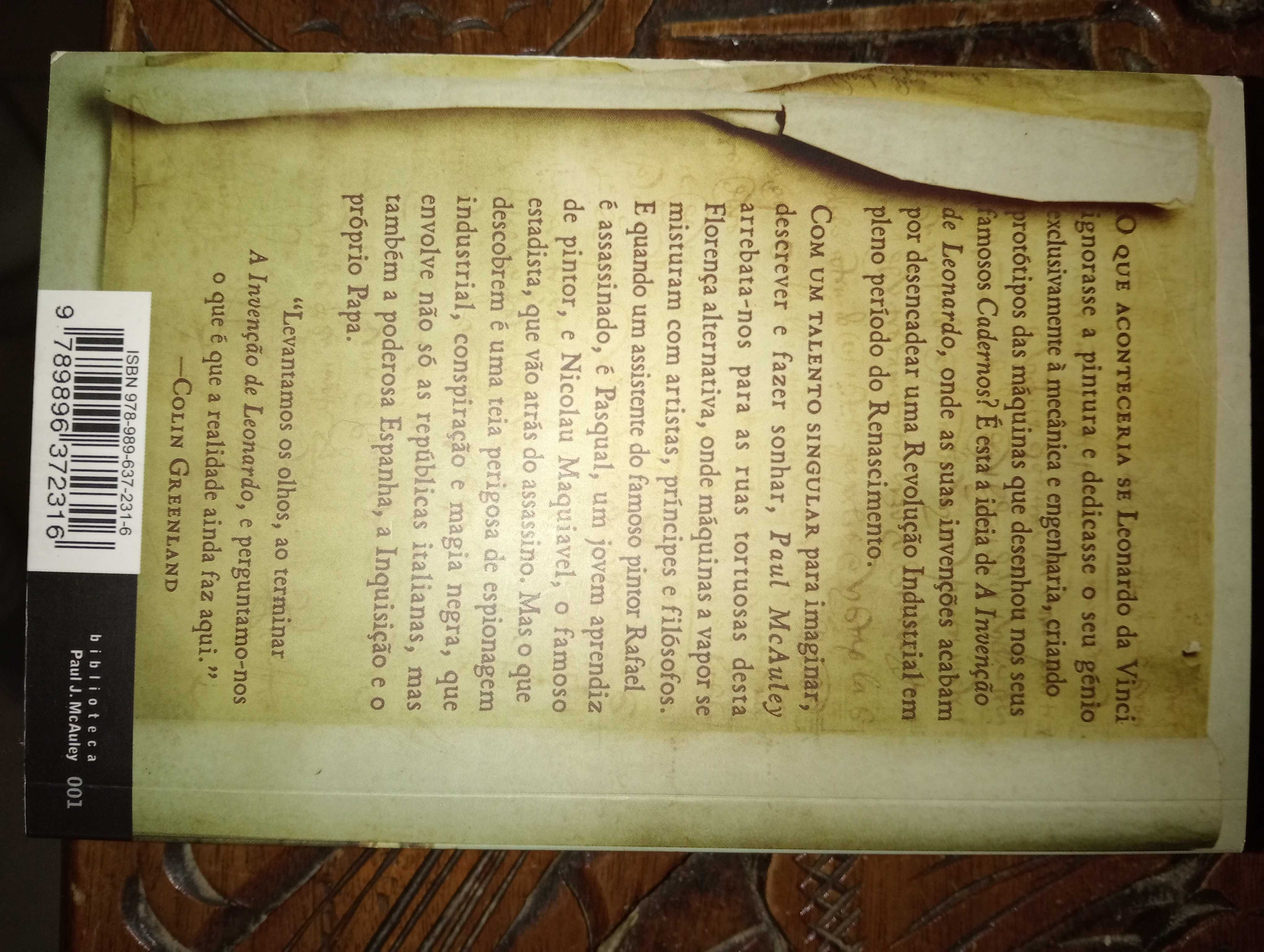 A invenção de Leonardo Paul J McAuley