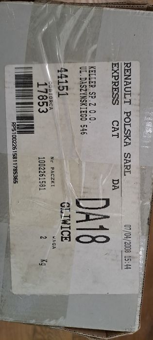 Oryginalne chlapacze tył Renault  - Twingo 2 gen. przed lift lift