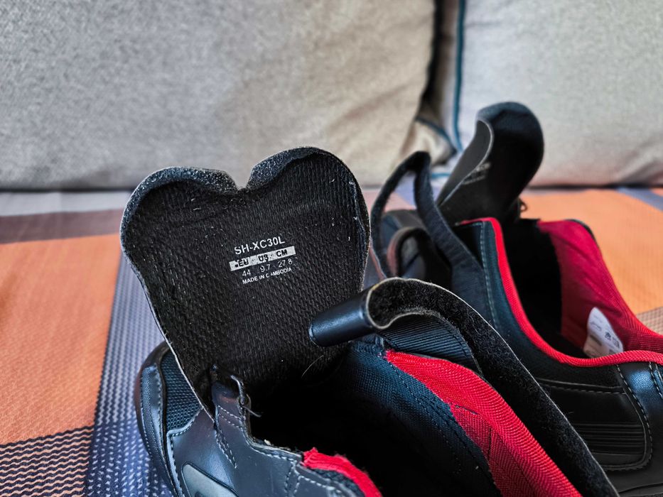 Велотуфлі Shimano SH-XC30L, мтб, SPD розмір 44 (27,8 см)