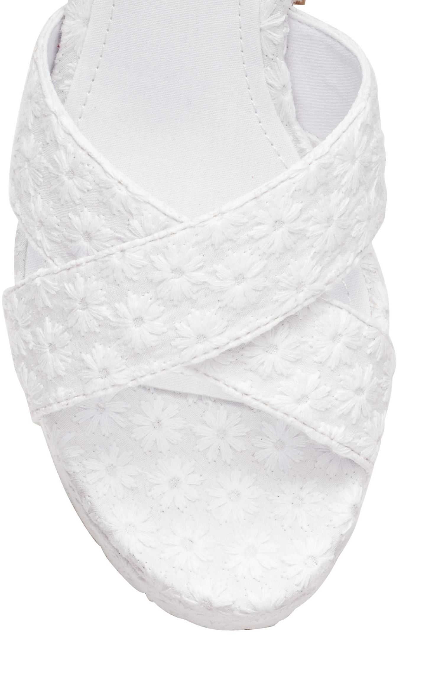 Białe sandały na platformie H&M rozmiar 39