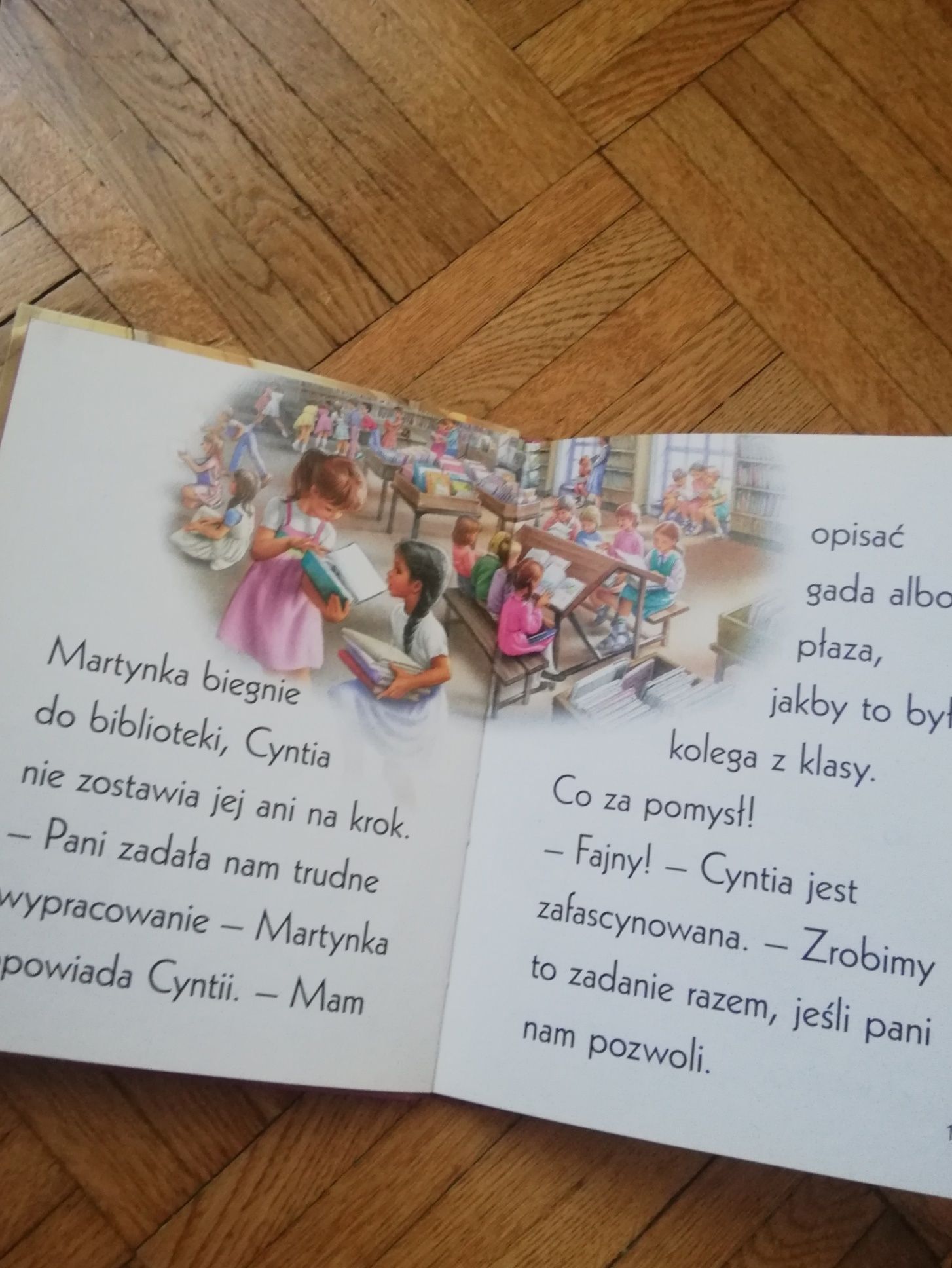 Książka z seri Martynka pt Nowa koleżanka Zaczynam czytać z Martynką