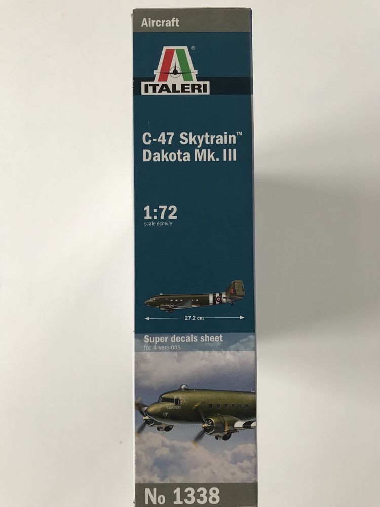 Samolot C-47 Skytrain Dakota Mk.lll model Italeri 1338