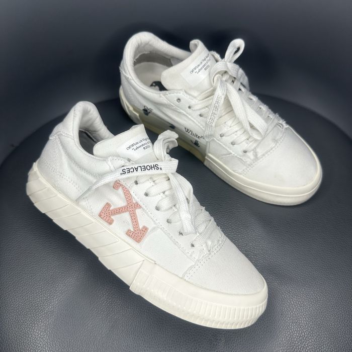 Кроссовки Off-White Vulcanized Eco Canvas Low р.37-38(23.5-24см) ОРИГ!