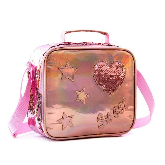 Pack Escolar Minnie 3 peças Mochila Grande + Lancheira + porta lápis