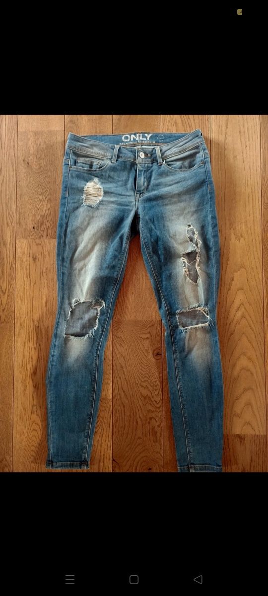 Jeansy Only z dziurami, rozm 29